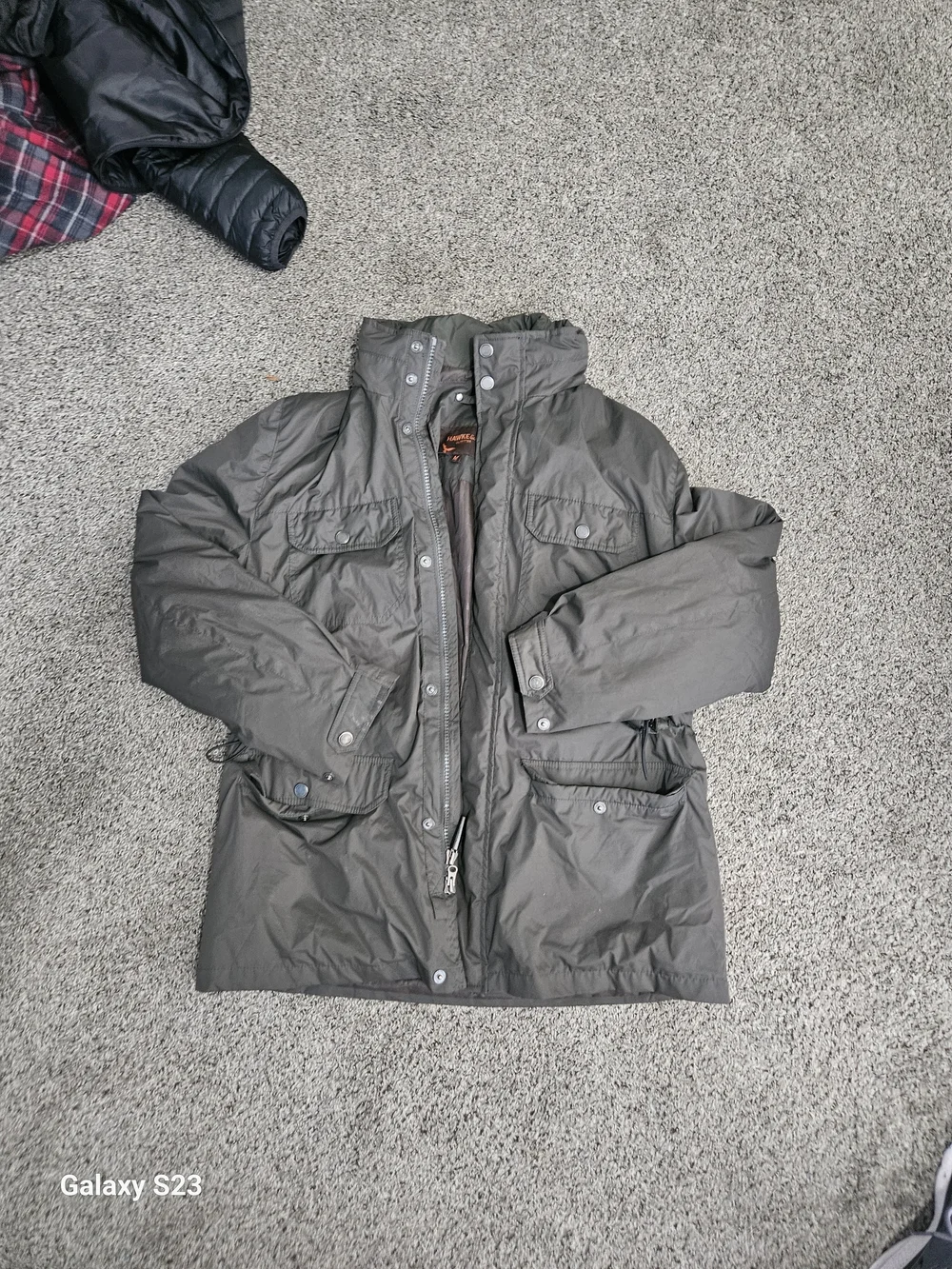 Hawke & Co Outfitter 3-in-1 Men's Medium Olive Insulated Field Jacket Removable